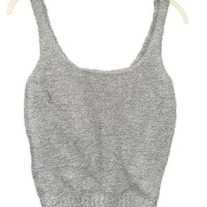 SKIMS Cozy Fuzzy Knit Tank Top Women's Size L /‎ XL